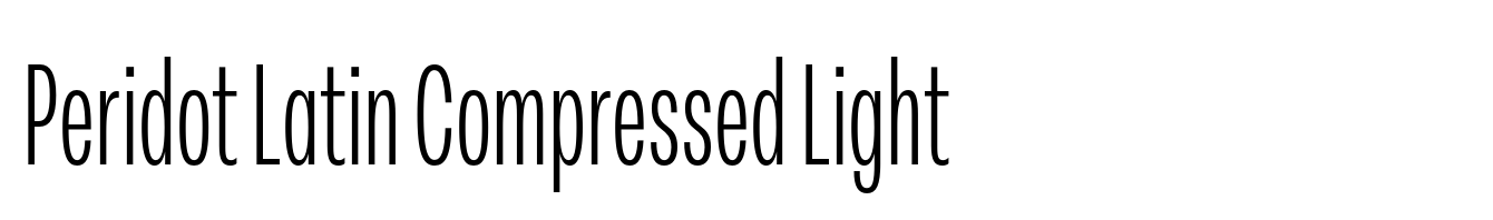 Peridot Latin Compressed Light